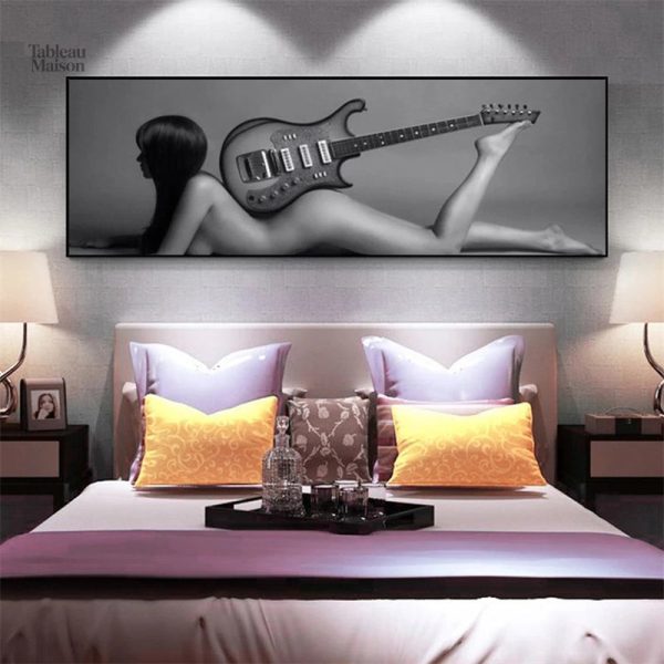 Tableau artistique femme, ambiance apaisante
