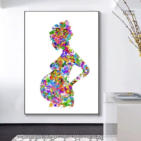 tableau-femme-enceinte-1 Tableau femme enceinte en art contemporain