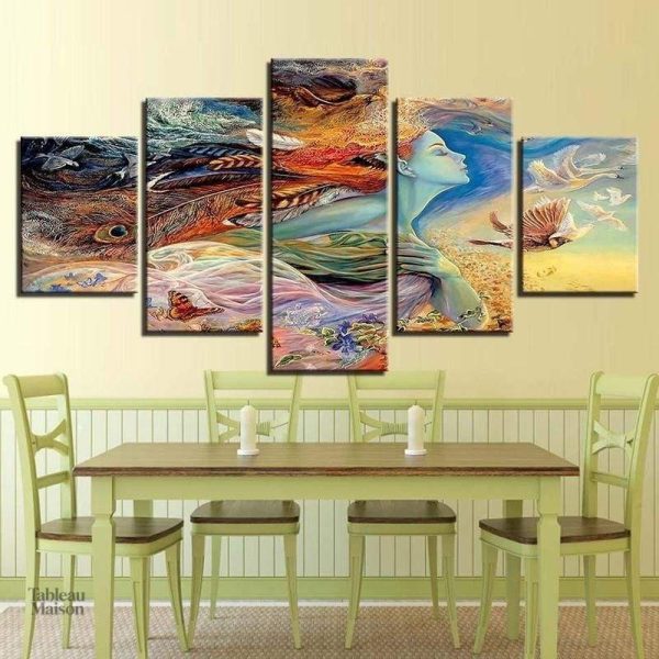 Œuvre artistique unique pour décoration intérieure moderne