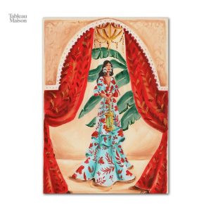 Tableau Femme Marocaine en art moderne