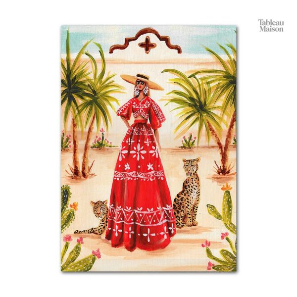 Détail artistique d'une femme marocaine élégante