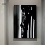 Tableau femme nue moderne en style contemporain