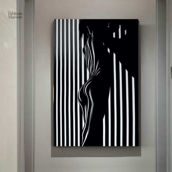 Tableau femme nue moderne en style contemporain