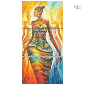 Art mural mettant en avant la beauté des femmes africaines
