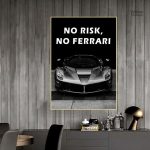 Œuvre d'art Ferrari, ajout parfait pour un intérieur contemporain