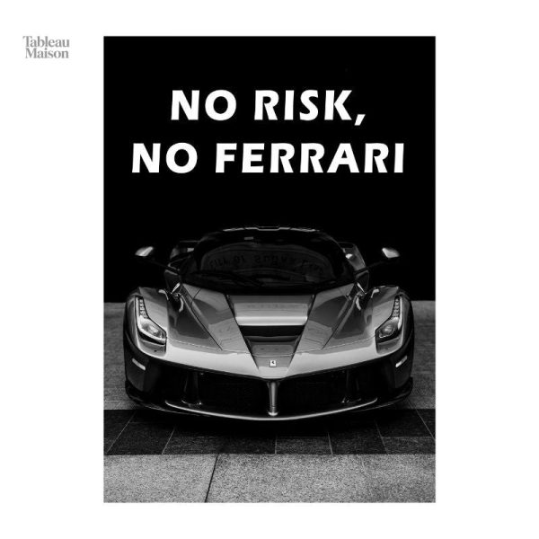 Décoration murale Ferrari, idéal pour les amateurs de vitesse