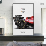 Tableau Ferrari F1 en décoration murale automobile