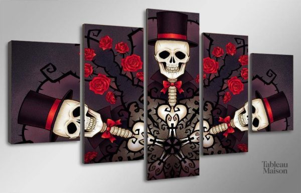 Décoration murale festive pour célébrer la Fête des morts