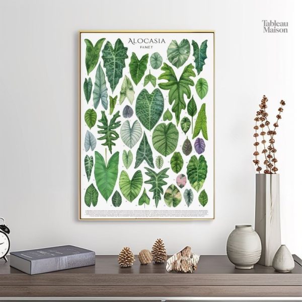 Tableau Feuilles d'Arbres, œuvre décorative moderne