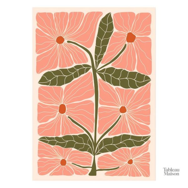 Tableau de fleurs au style bohème chic