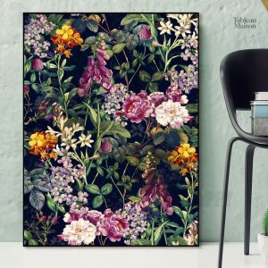 Décoration murale florale inspirée des paysages tropicaux