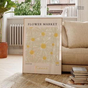 Tableau décoratif floral pour un intérieur chaleureux