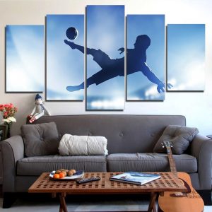 Tableau football représentant une chalaca dynamique