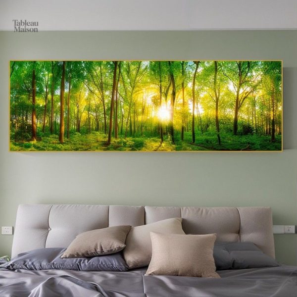Tableau Arbre de Vie - Forêt Ensoleillée