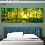 Forêt Ensoleillée - Tableau décoratif nature