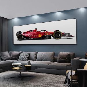 Art mural automobile dédié à la vitesse
