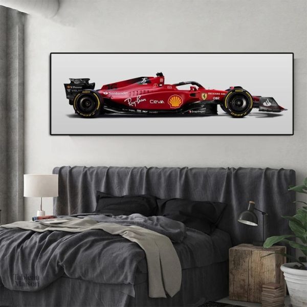 Illustration dynamique de la Formule 1 pour les fans