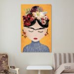 Art Naïf inspiré par Frida Kahlo