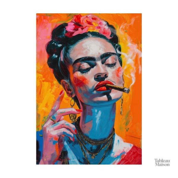 Tableau décoratif Frida Kahlo, hommage à l'art mexicain