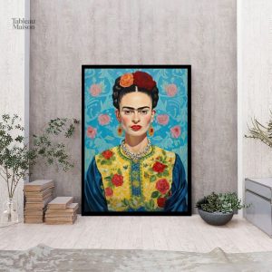 Oeuvre de Frida Kahlo, portrait en habit traditionnel