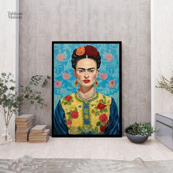 Oeuvre de Frida Kahlo, portrait en habit traditionnel