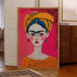 Tableau Frida Kahlo en style Pop Art