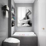 Illustration d'une girafe amusante en baignoire