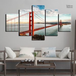 Tableau Golden Gate représentant le célèbre pont californien
