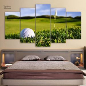 Tableau Green de golf, décoration murale sur le thème du golf