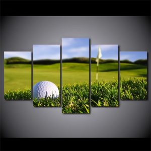 Tableau décoratif sur le golf, ambiance sportive et élégante