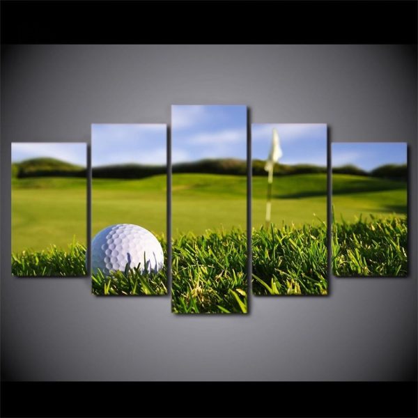 Tableau décoratif sur le golf, ambiance sportive et élégante