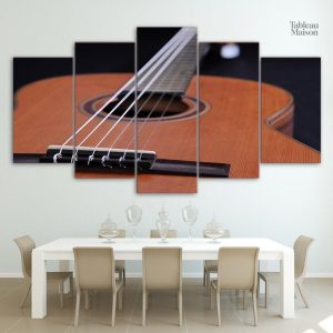 Tableau Guitare classique en toile artistique