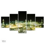 Tableau religieux Al-Harâm avec effet lumineux captivant