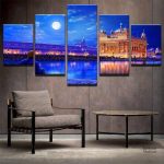 Tableau Harmandir Sahib en peinture artistique