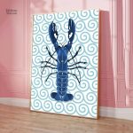 Tableau homard pour décoration de cuisine