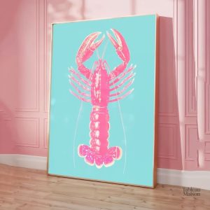 Tableau décoratif homard, touche gourmande à votre intérieur
