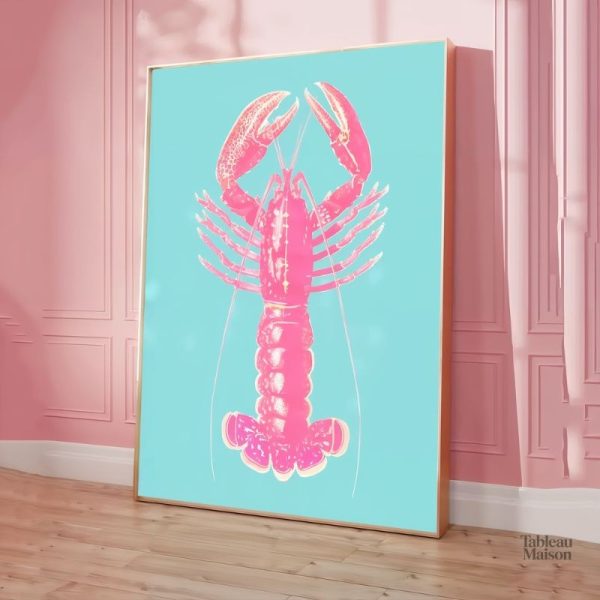 Tableau décoratif homard, touche gourmande à votre intérieur