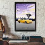 Tableau Honda Civic - Art japonais moderne