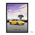 Œuvre d'art dédiée à la Honda Civic en style japonais