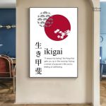 Tableau ikigai inspirant pour la décoration intérieure