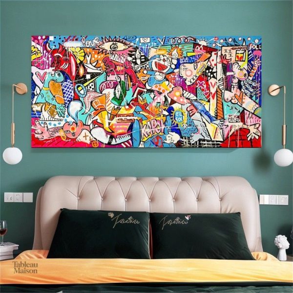 Tableau inspirant alliant art et urbanité