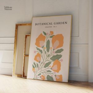 Décoration murale florale pour un intérieur naturel