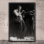Tableau jazz noir et blanc élégant pour décoration murale