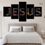 Oeuvre religieuse de Jésus, décoration murale inspirante