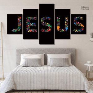 Oeuvre religieuse de Jésus, décoration murale inspirante