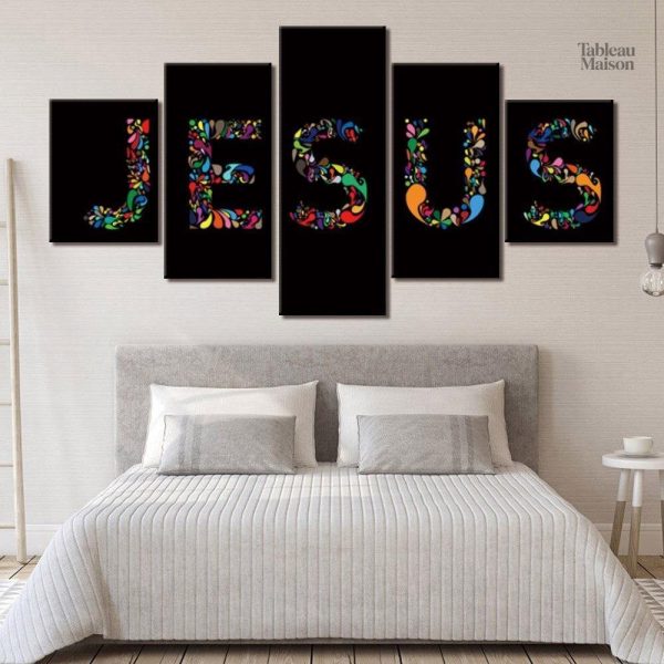 Oeuvre religieuse de Jésus, décoration murale inspirante