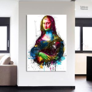 Tableau Mona Lisa célèbre en reproduction artistique