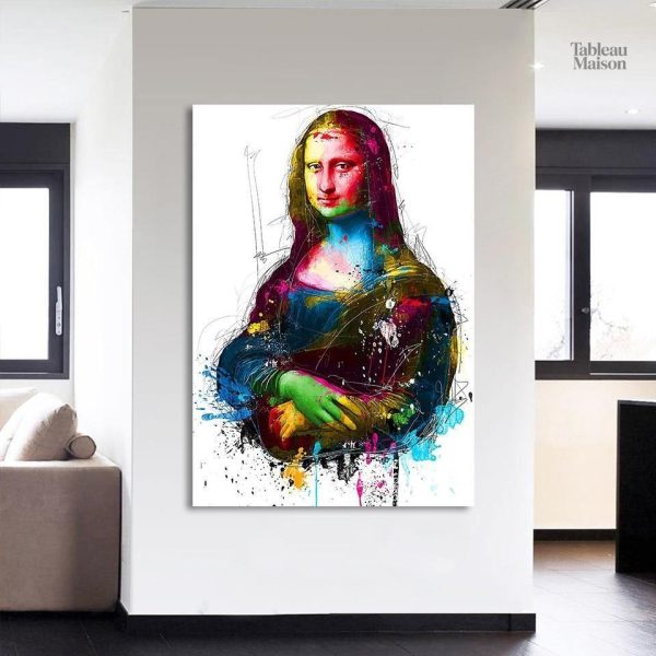 Tableau Mona Lisa célèbre en reproduction artistique