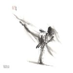 Tableau japonais en lien avec les arts martiaux