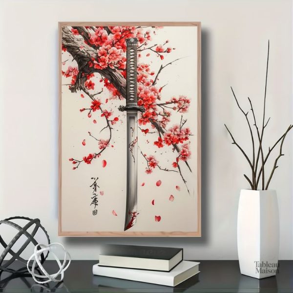 Tableau Katana, une pièce d'art unique pour décoration intérieure